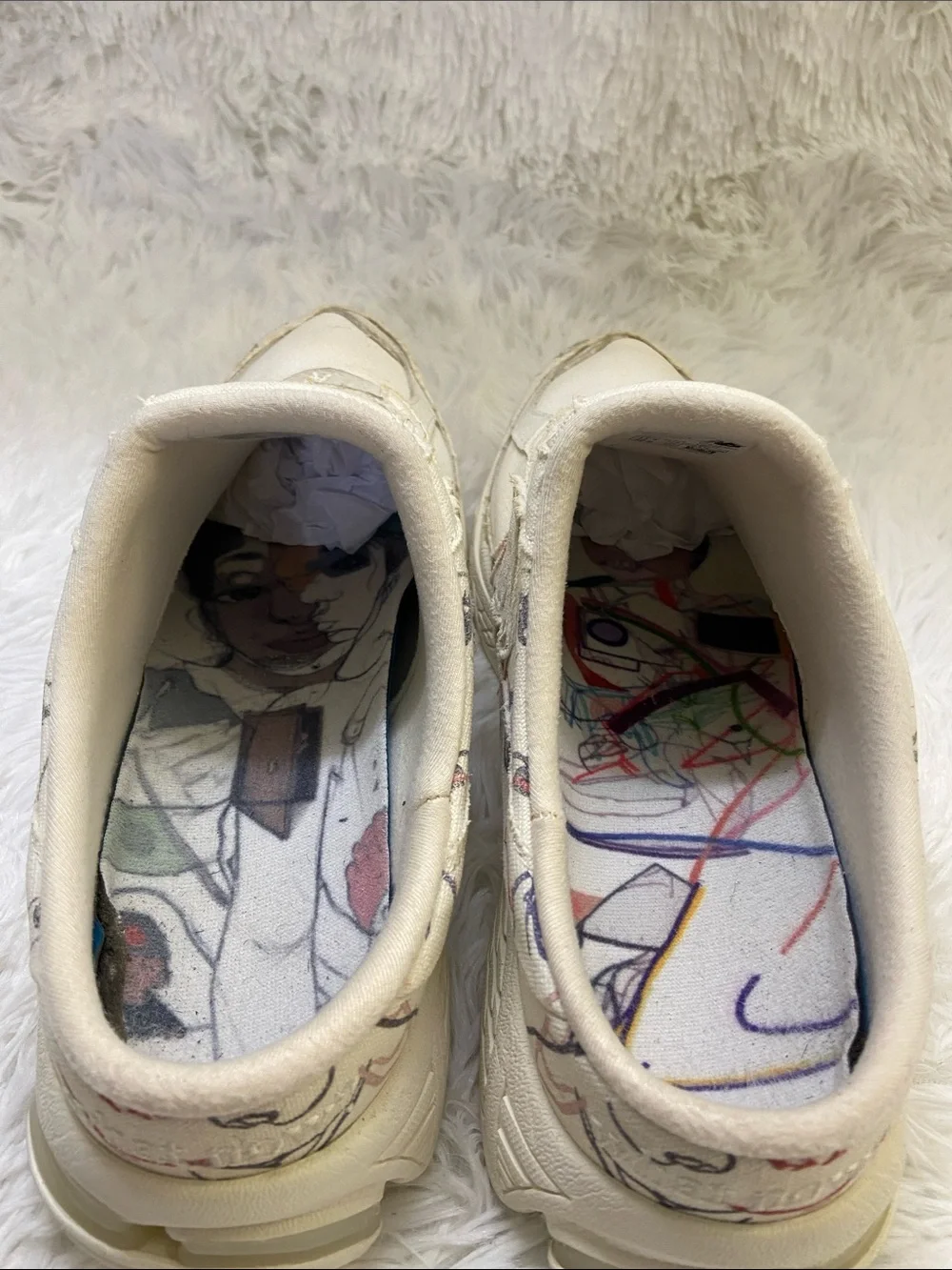 New Balance x Bryant Giles 2002R Cream/Multicolor Men’s Mule Shoes. Size-11.5